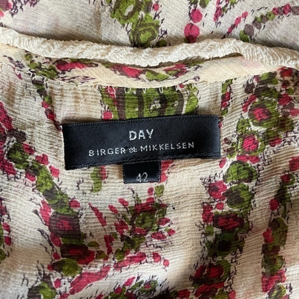 Day Birger et MIKKELSEN Silk Embellished Blouse‎ Size EU 42 XL - Picture 3 of 4